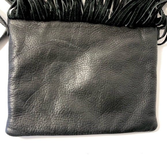 Lucky Brand Black Fringe Crossbody Bag - Picture 6 of 10